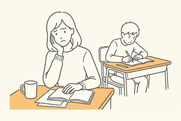 帰国後の受験が心配なイメージ